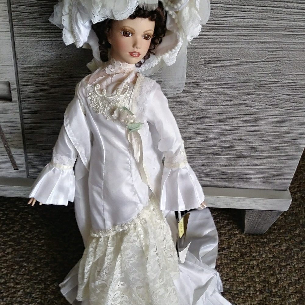 Beautiful Porcelin bridal doll